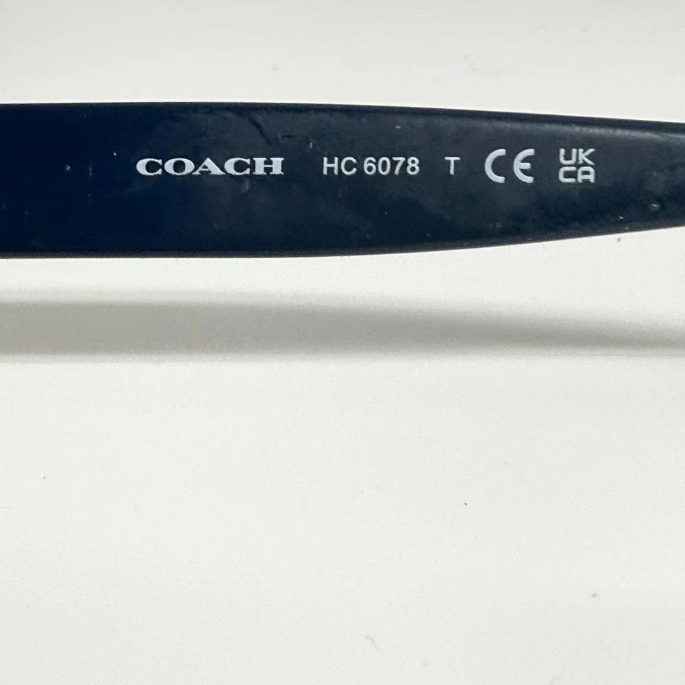Coach HC 6078 5337 Teal Confetti Tortoise Shell Eyeglasses Frames 52-16-135